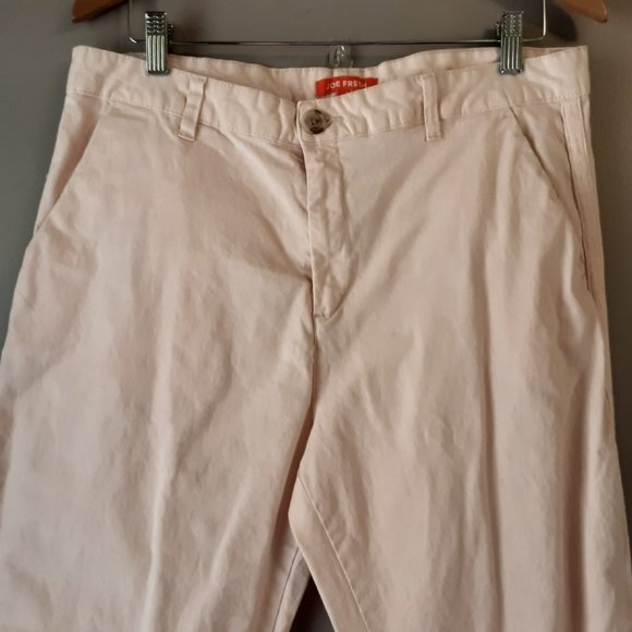 🌞 Joe Fresh Blush Pink Cotton Cropped Pants | 12 - Picture 3 of 12